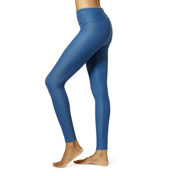 NWT HUE‎ Cozy Denim Legging with Faux-Fur Lining Size 2XL (US 20) - Picture 3 of 8